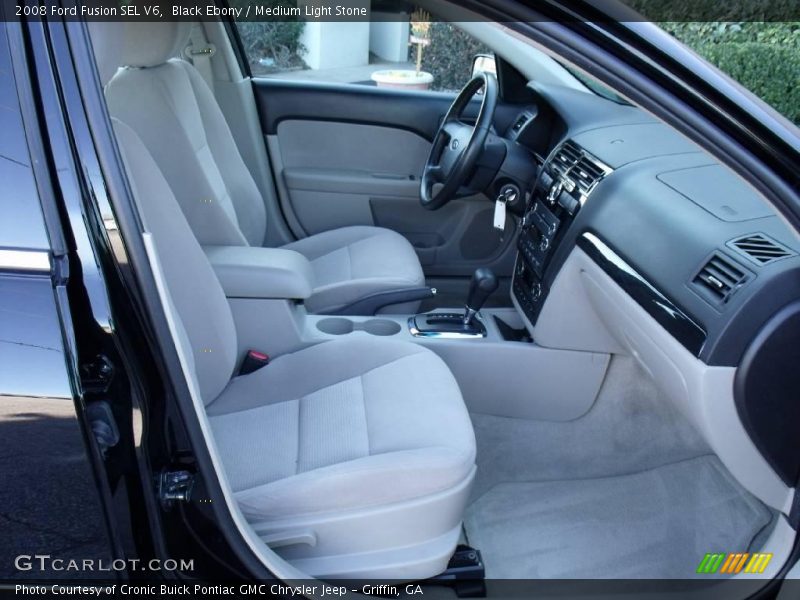 Black Ebony / Medium Light Stone 2008 Ford Fusion SEL V6