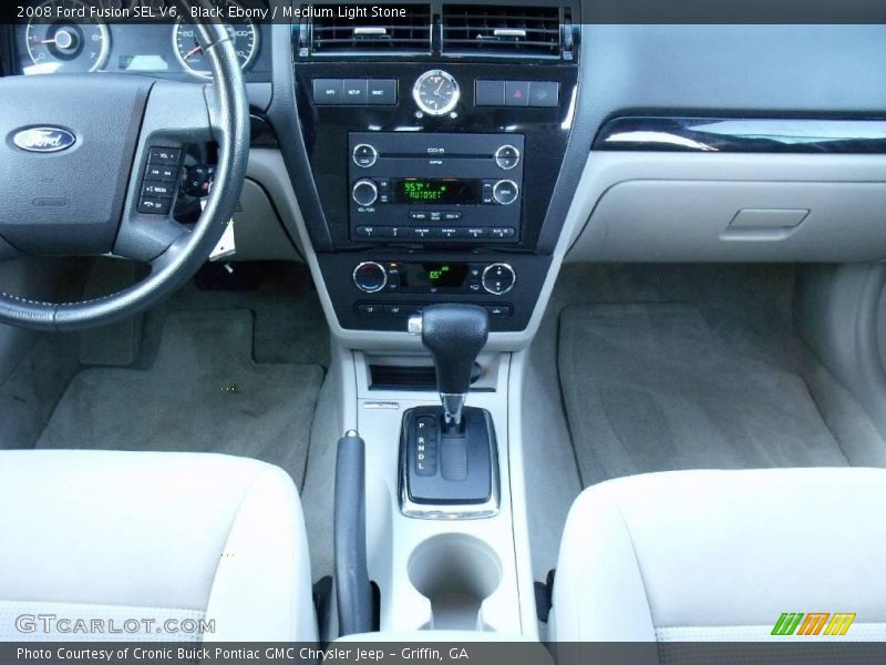 Black Ebony / Medium Light Stone 2008 Ford Fusion SEL V6