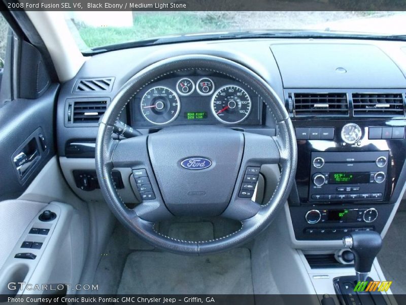 Black Ebony / Medium Light Stone 2008 Ford Fusion SEL V6