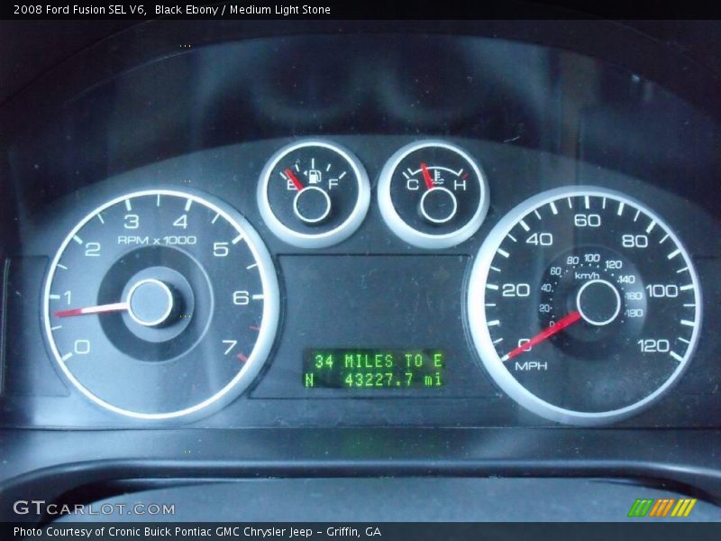 Black Ebony / Medium Light Stone 2008 Ford Fusion SEL V6