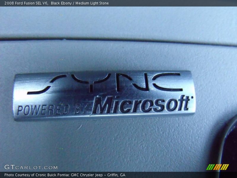 Black Ebony / Medium Light Stone 2008 Ford Fusion SEL V6