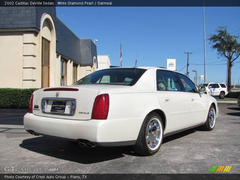 White Diamond Pearl / Oatmeal 2002 Cadillac DeVille Sedan