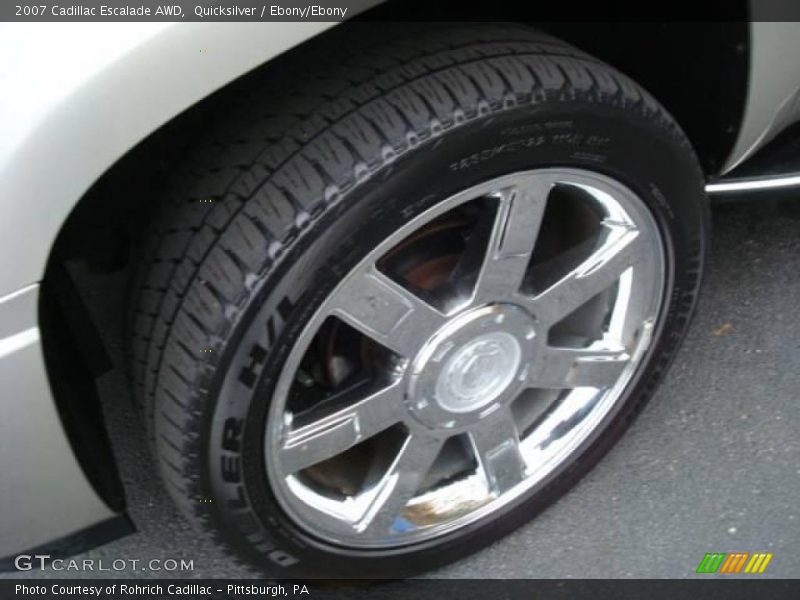 Quicksilver / Ebony/Ebony 2007 Cadillac Escalade AWD