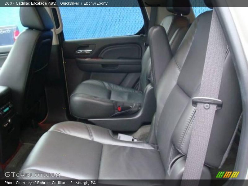 Quicksilver / Ebony/Ebony 2007 Cadillac Escalade AWD