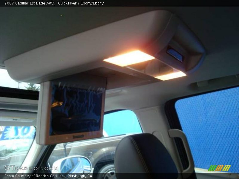 Quicksilver / Ebony/Ebony 2007 Cadillac Escalade AWD