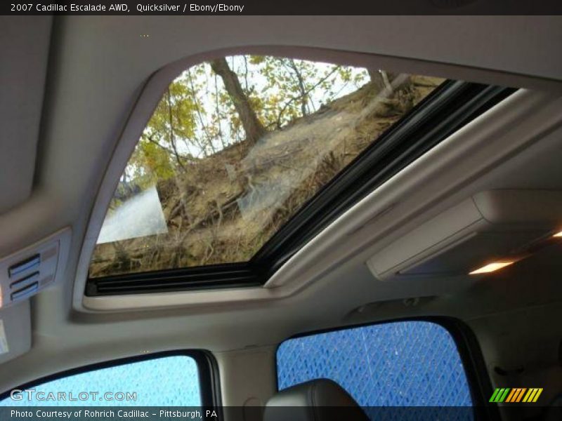 Quicksilver / Ebony/Ebony 2007 Cadillac Escalade AWD