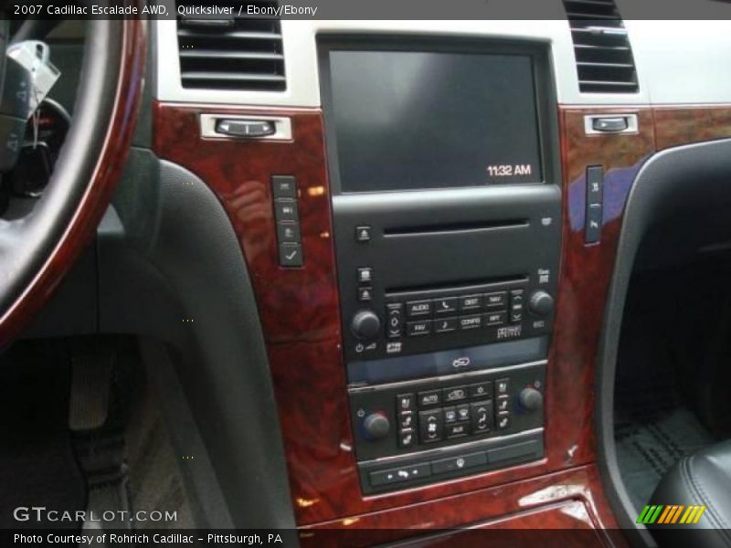 Quicksilver / Ebony/Ebony 2007 Cadillac Escalade AWD