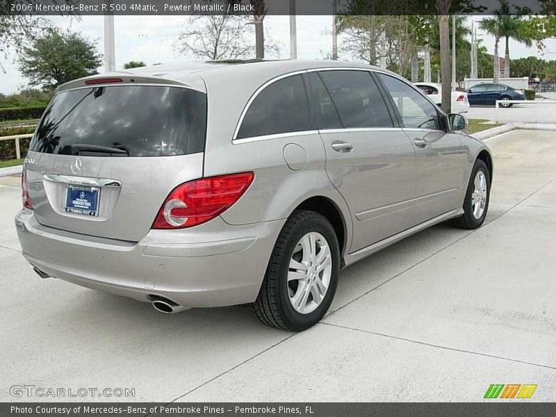 Pewter Metallic / Black 2006 Mercedes-Benz R 500 4Matic