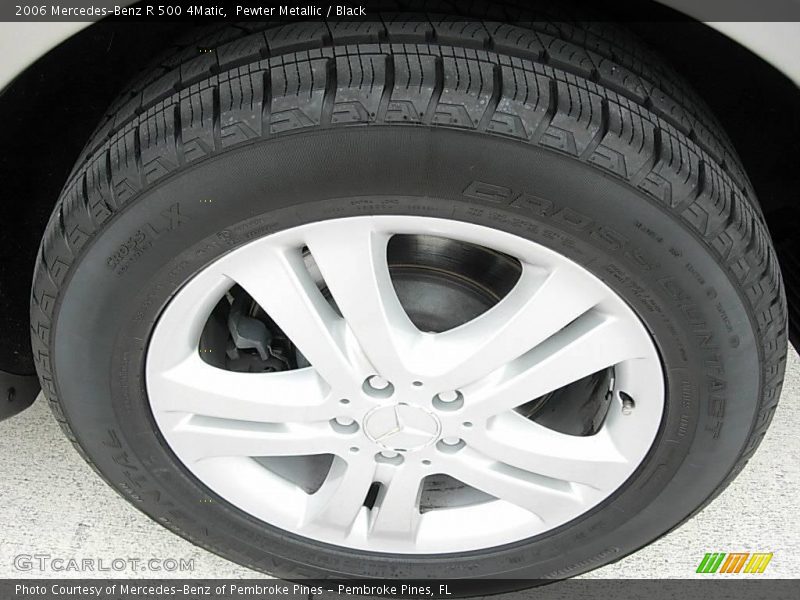 Pewter Metallic / Black 2006 Mercedes-Benz R 500 4Matic