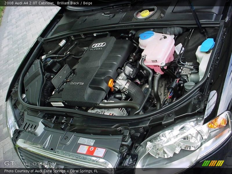 Brilliant Black / Beige 2008 Audi A4 2.0T Cabriolet