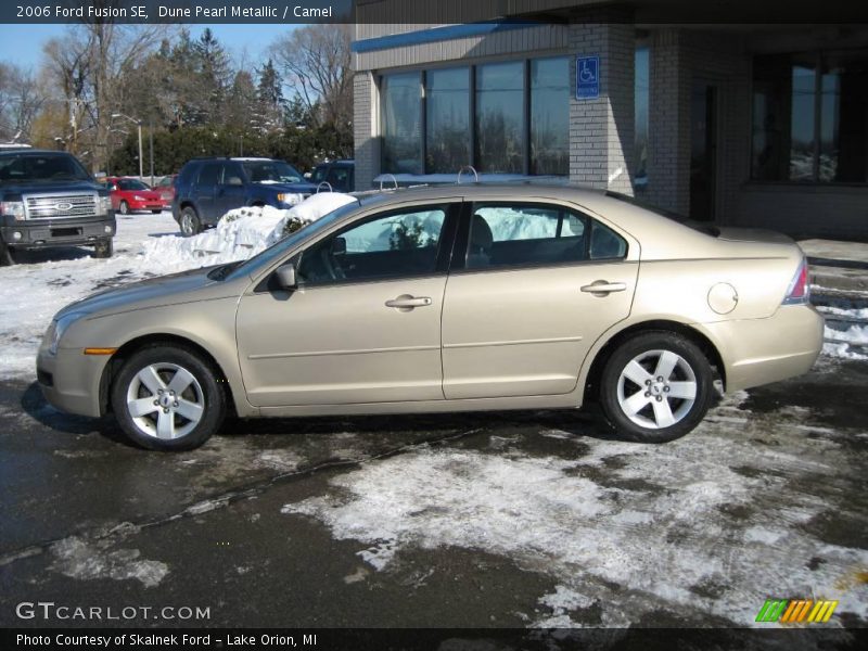 Dune Pearl Metallic / Camel 2006 Ford Fusion SE