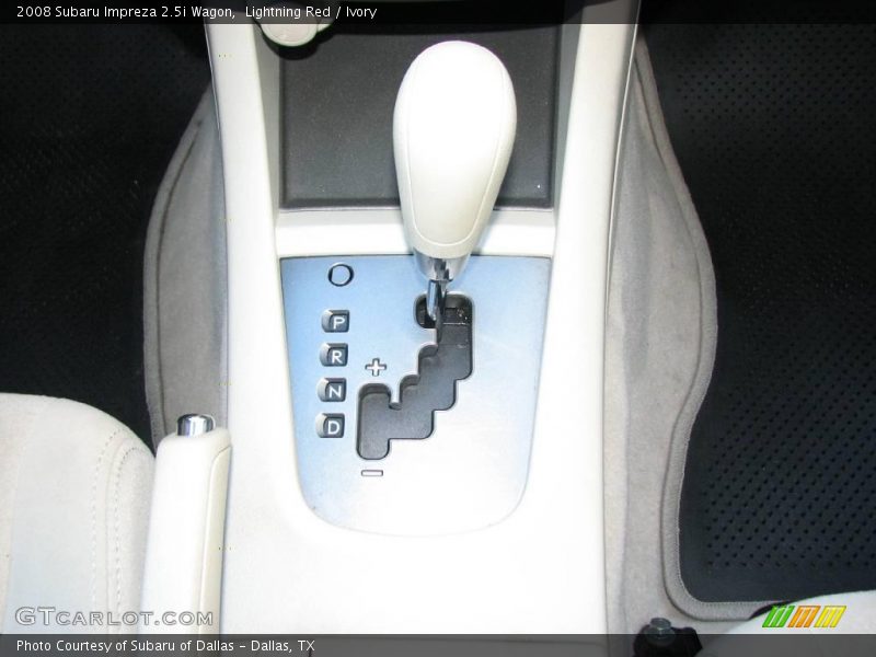 Lightning Red / Ivory 2008 Subaru Impreza 2.5i Wagon