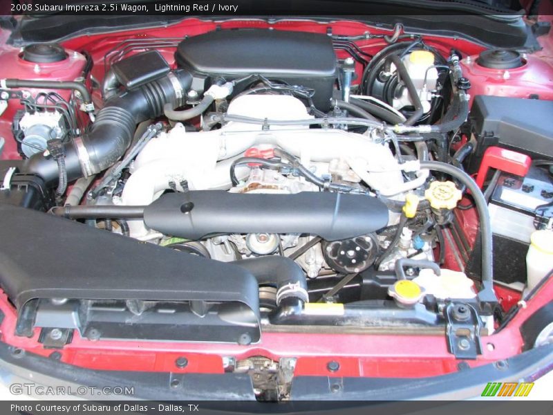Lightning Red / Ivory 2008 Subaru Impreza 2.5i Wagon