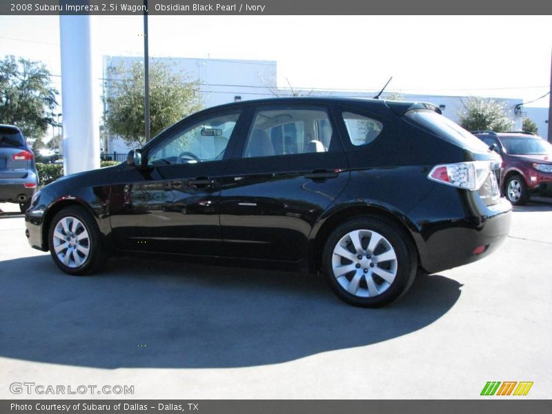 Obsidian Black Pearl / Ivory 2008 Subaru Impreza 2.5i Wagon