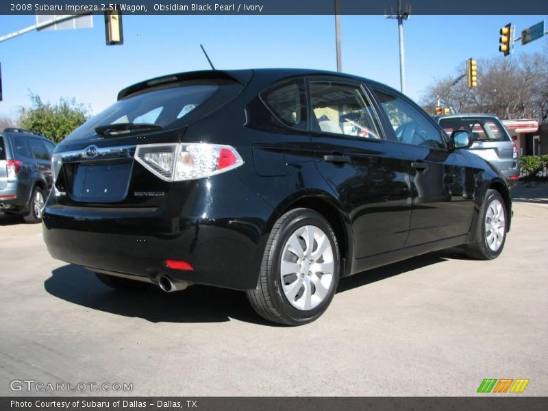 Obsidian Black Pearl / Ivory 2008 Subaru Impreza 2.5i Wagon