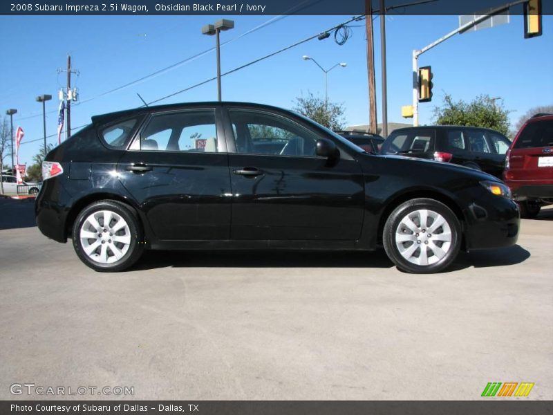 Obsidian Black Pearl / Ivory 2008 Subaru Impreza 2.5i Wagon