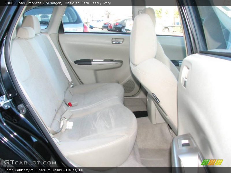 Obsidian Black Pearl / Ivory 2008 Subaru Impreza 2.5i Wagon