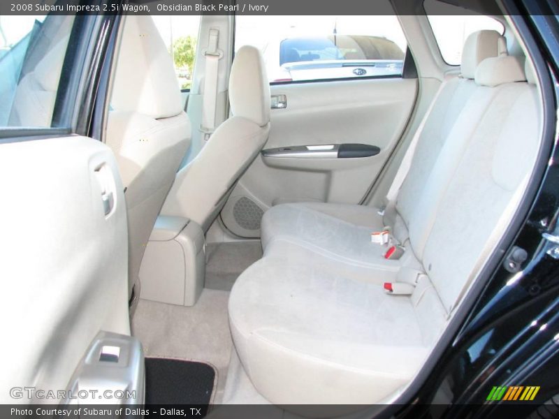 Obsidian Black Pearl / Ivory 2008 Subaru Impreza 2.5i Wagon