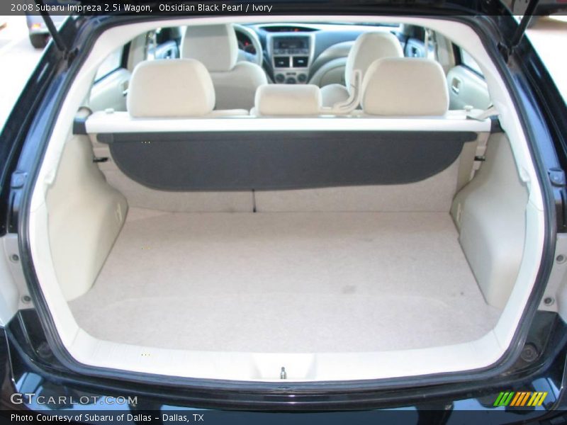 Obsidian Black Pearl / Ivory 2008 Subaru Impreza 2.5i Wagon