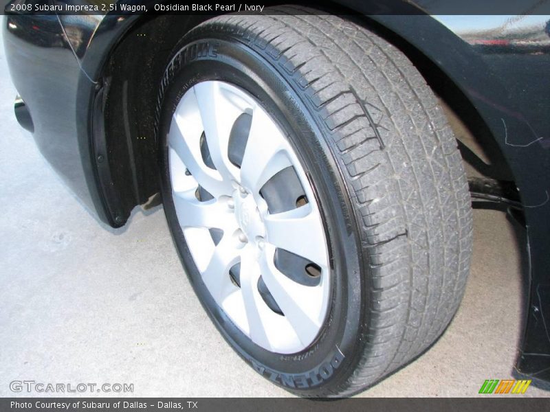 Obsidian Black Pearl / Ivory 2008 Subaru Impreza 2.5i Wagon