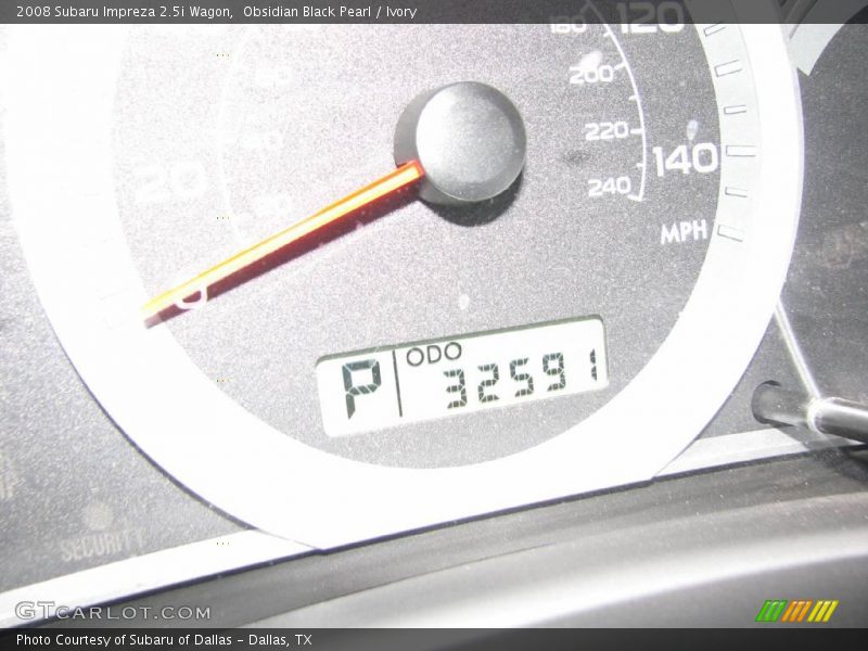 Obsidian Black Pearl / Ivory 2008 Subaru Impreza 2.5i Wagon