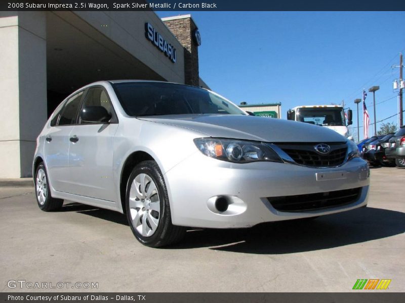 Spark Silver Metallic / Carbon Black 2008 Subaru Impreza 2.5i Wagon