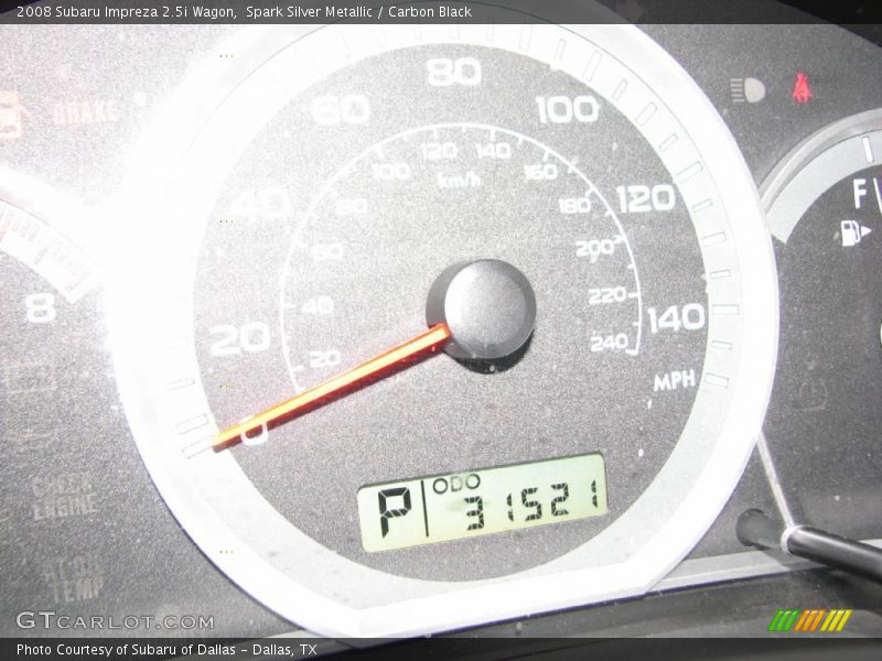Spark Silver Metallic / Carbon Black 2008 Subaru Impreza 2.5i Wagon