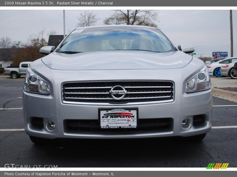 Radiant Silver Metallic / Charcoal 2009 Nissan Maxima 3.5 SV
