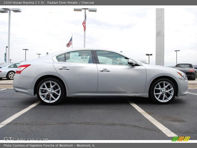 Radiant Silver Metallic / Charcoal 2009 Nissan Maxima 3.5 SV