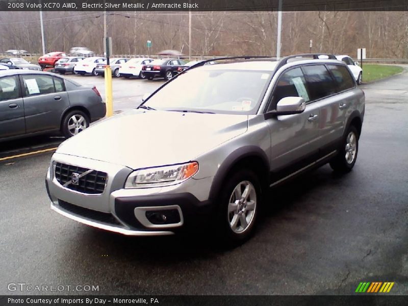 Electric Silver Metallic / Anthracite Black 2008 Volvo XC70 AWD