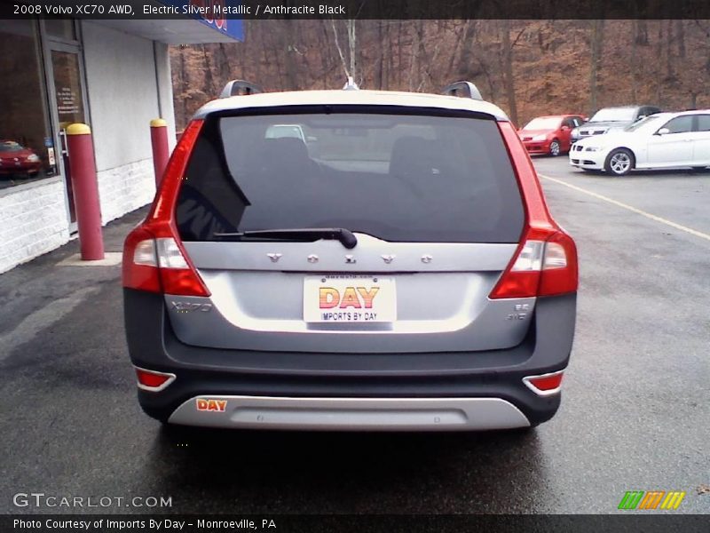 Electric Silver Metallic / Anthracite Black 2008 Volvo XC70 AWD