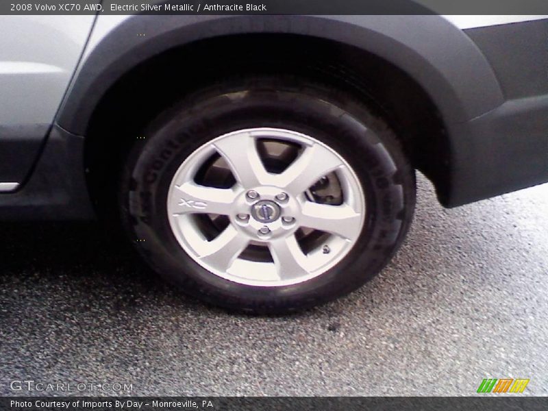 Electric Silver Metallic / Anthracite Black 2008 Volvo XC70 AWD