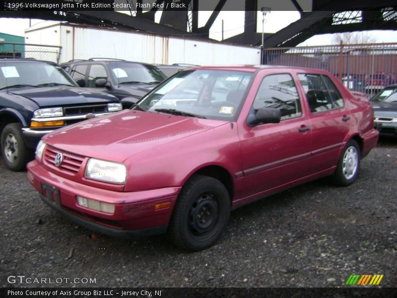 Flash Red / Black 1996 Volkswagen Jetta Trek Edition Sedan