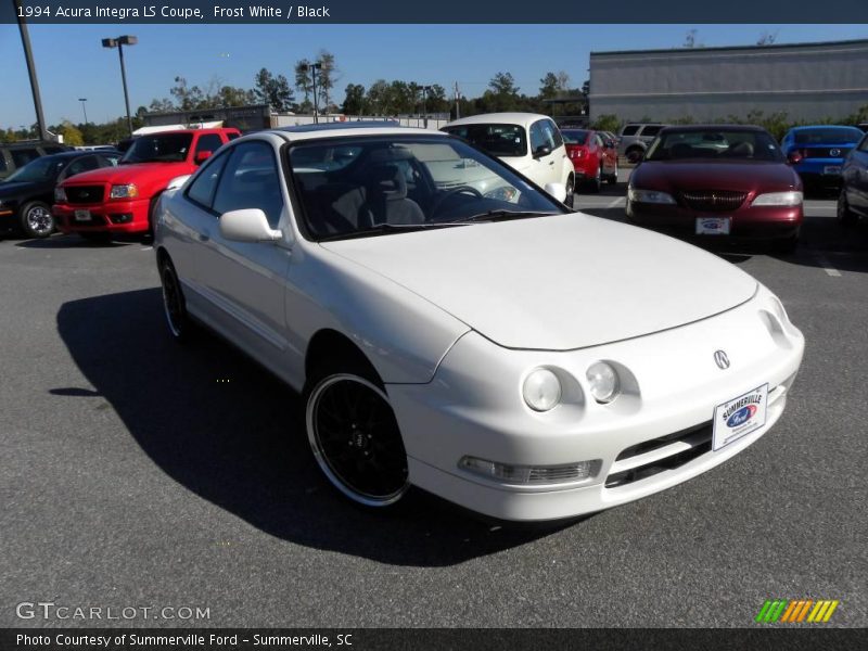Frost White / Black 1994 Acura Integra LS Coupe