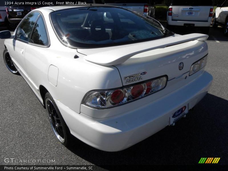 Frost White / Black 1994 Acura Integra LS Coupe