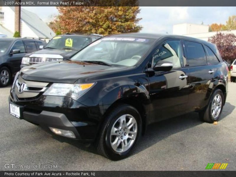 Formal Black Pearl / Taupe 2007 Acura MDX