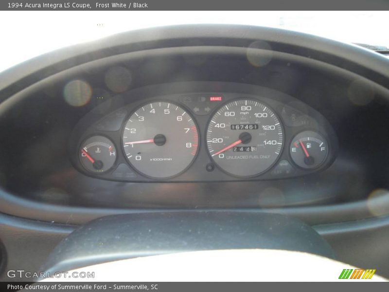 Frost White / Black 1994 Acura Integra LS Coupe