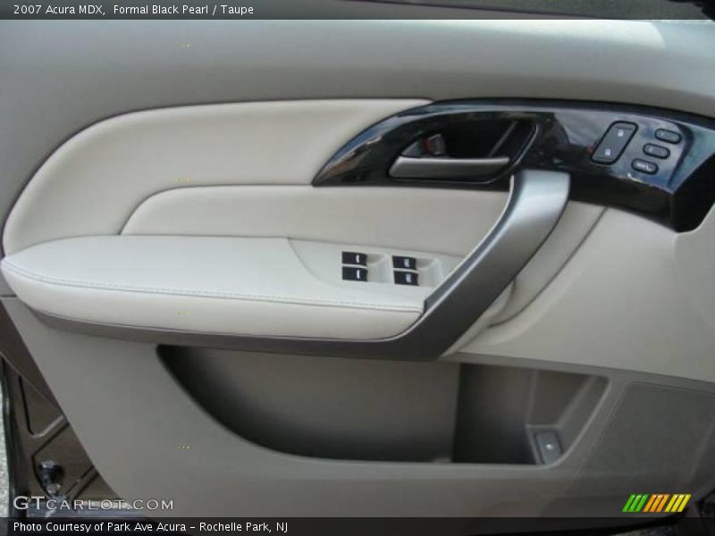 Formal Black Pearl / Taupe 2007 Acura MDX