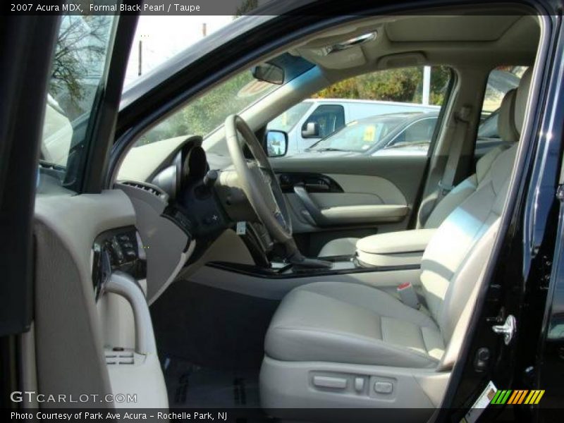 Formal Black Pearl / Taupe 2007 Acura MDX