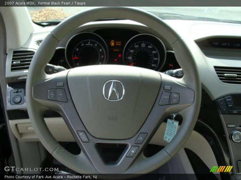 Formal Black Pearl / Taupe 2007 Acura MDX