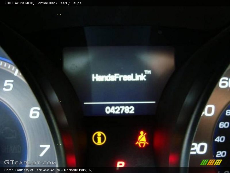 Formal Black Pearl / Taupe 2007 Acura MDX