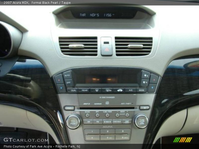 Formal Black Pearl / Taupe 2007 Acura MDX