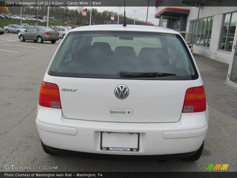 Candy White / Black 2004 Volkswagen Golf GLS 4 Door