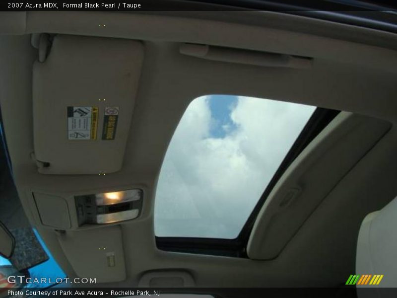 Formal Black Pearl / Taupe 2007 Acura MDX
