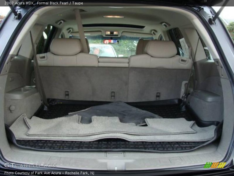Formal Black Pearl / Taupe 2007 Acura MDX