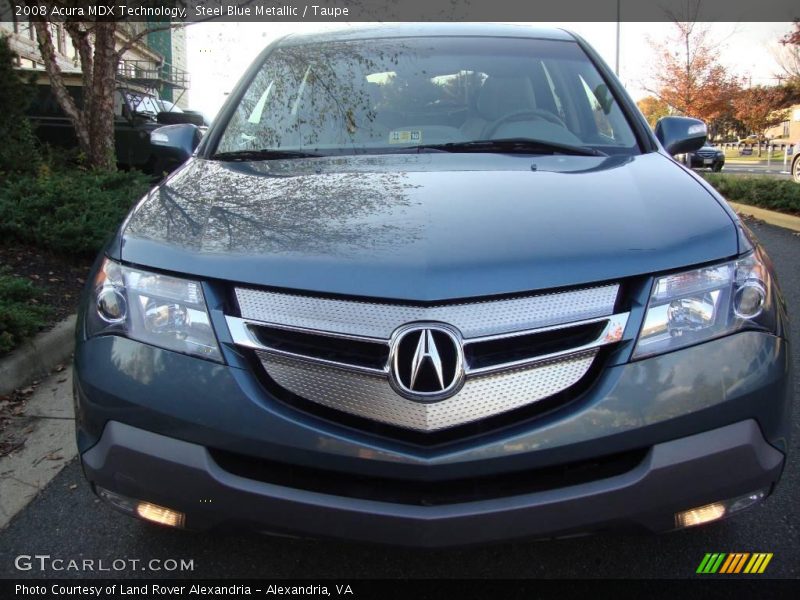 Steel Blue Metallic / Taupe 2008 Acura MDX Technology
