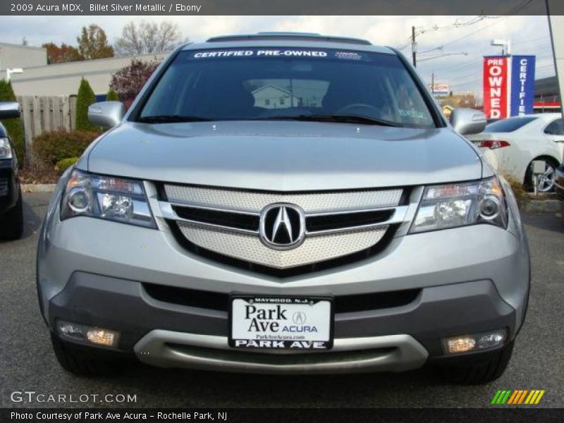 Billet Silver Metallic / Ebony 2009 Acura MDX