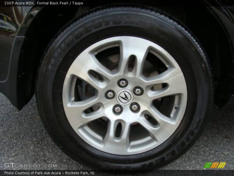 Formal Black Pearl / Taupe 2007 Acura MDX