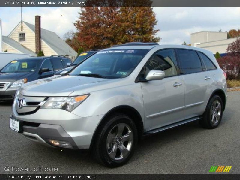 Billet Silver Metallic / Ebony 2009 Acura MDX