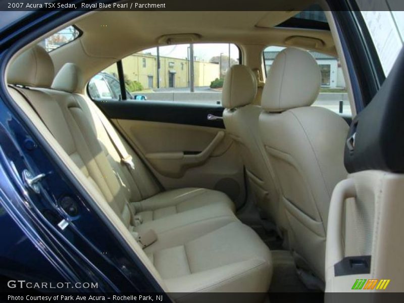 Royal Blue Pearl / Parchment 2007 Acura TSX Sedan